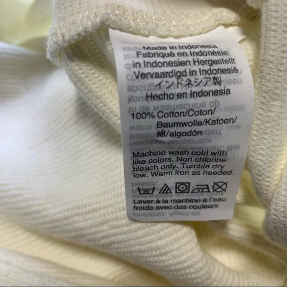 Madewell Women's Texture & Thread Long-Sleeve Tie-Front Top-L - Picture 6 of 6